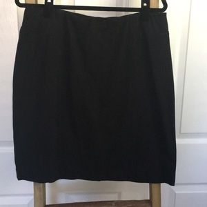 J. Jill black ponte knit pencil skirt